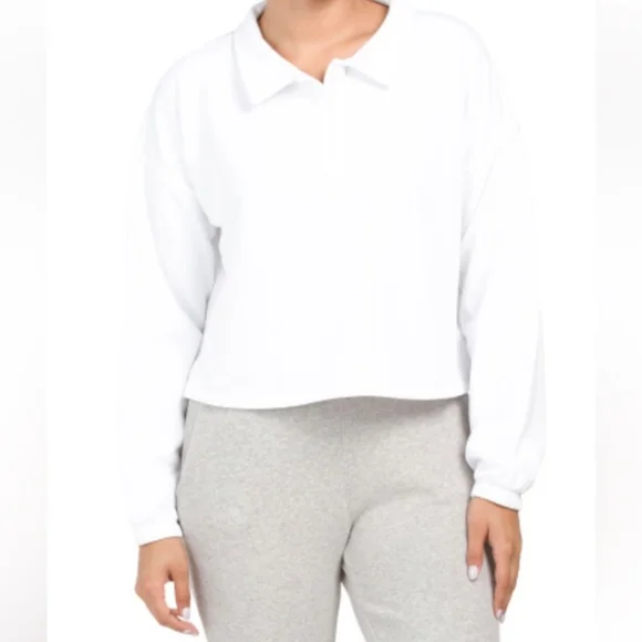 Peloton White Polo Shirt Large NWT - Picture 2 of 4